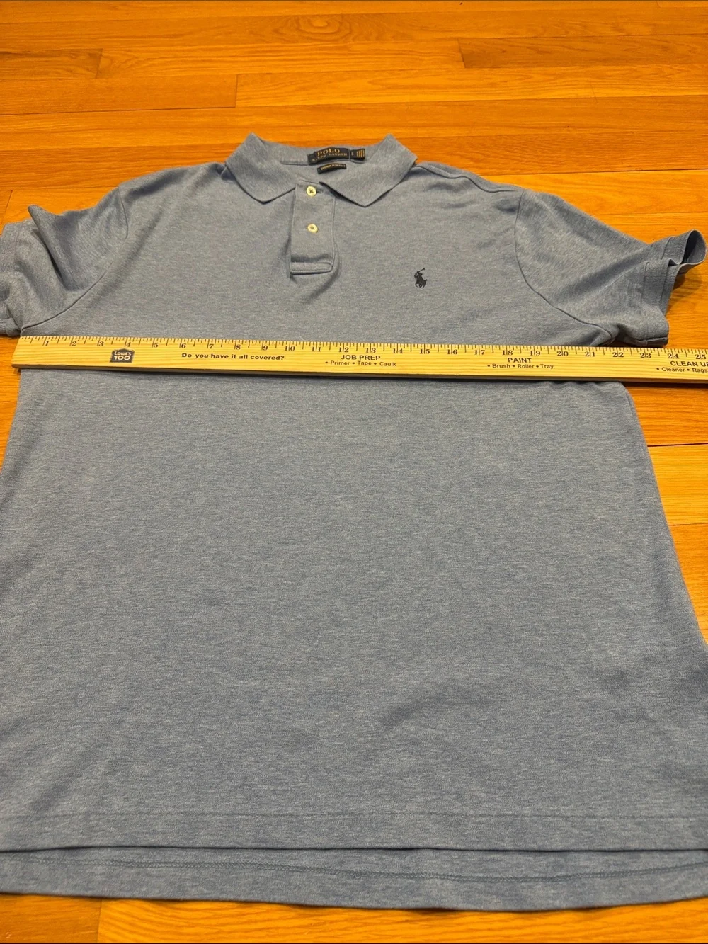 Polo Ralph Lauren custom slim fit short sleeve polo size large.